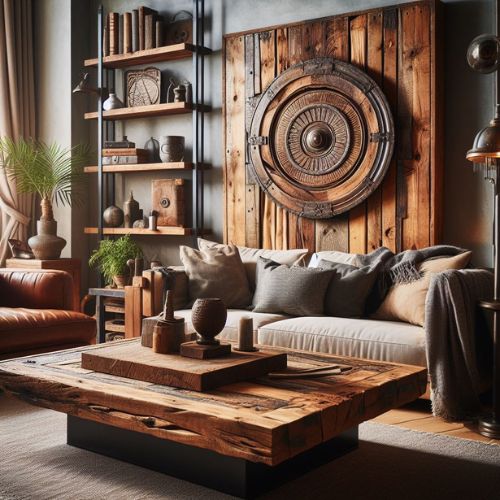 Rustic meets modern furniture
