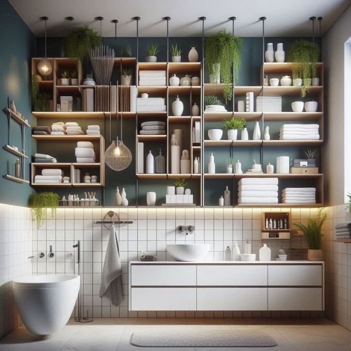 Clever storage solutions for a small bathroom remodel