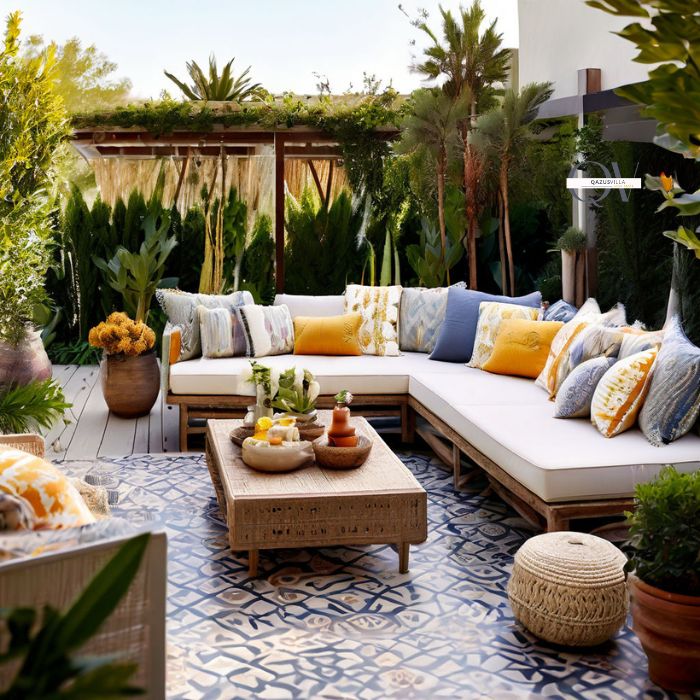 Starting With A Blank Canvas: a boho patio designed from scratch