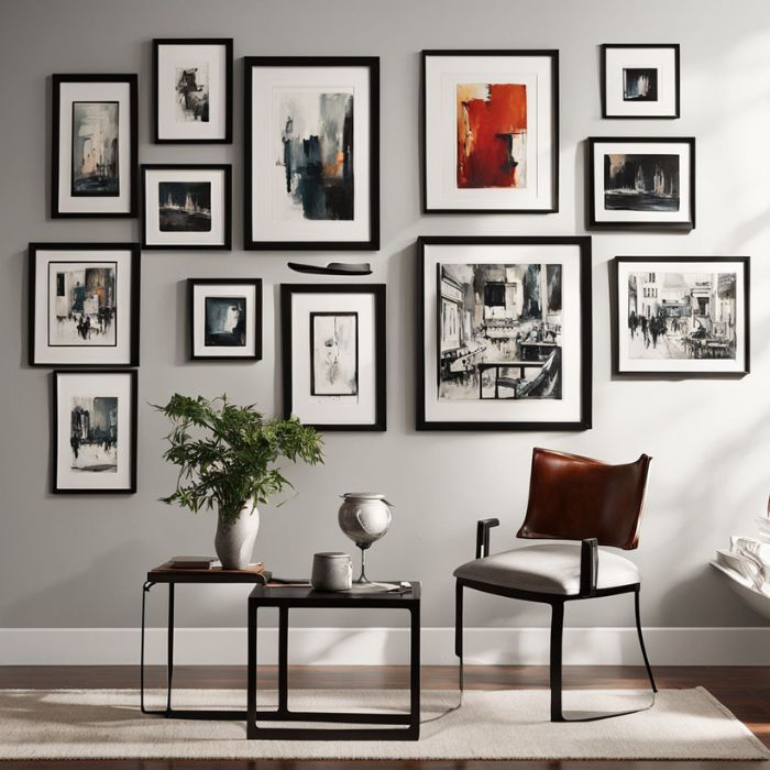 Art Gallery Interior Display Ideas Wall Decor
