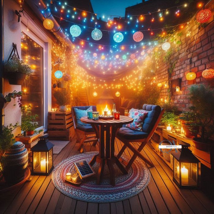 Creative Lighting Solutions for Small Patio
