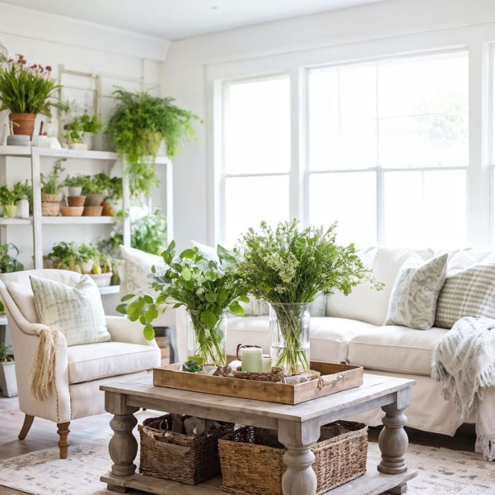 Farmhouse Living Room Ideas (20)