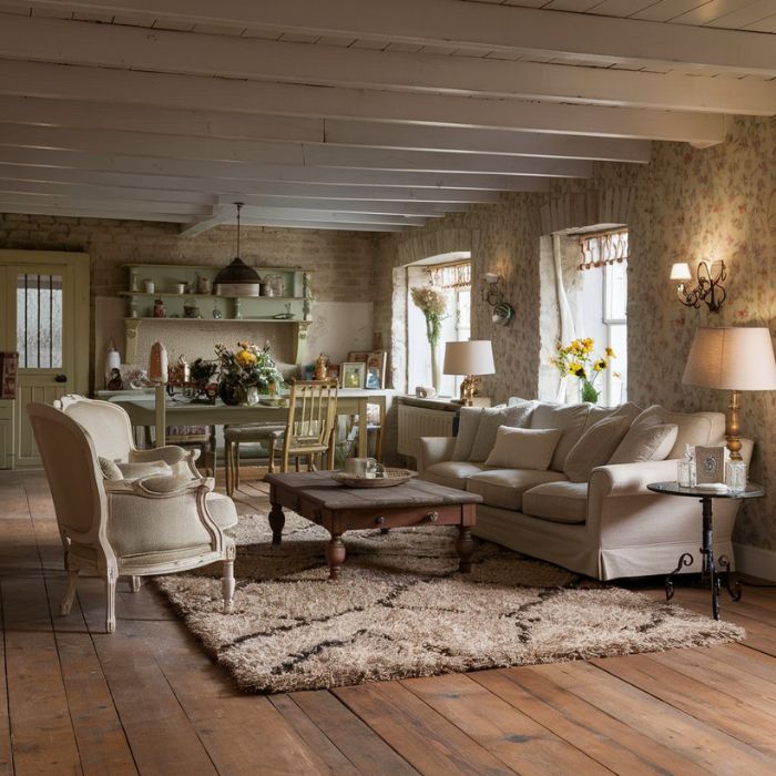 Farmhouse Living Room Ideas 