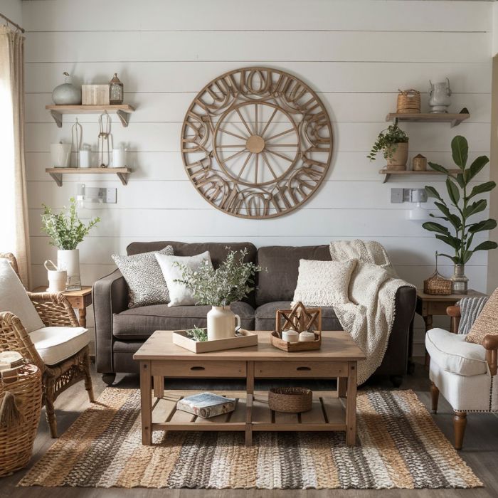 Farmhouse Living Room Ideas (43)