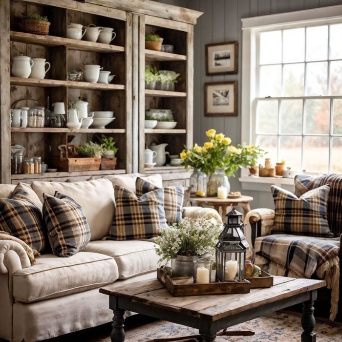 Farmhouse Living Room Ideas (47)