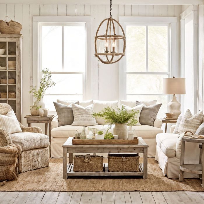 Farmhouse Living Room Ideas (4)