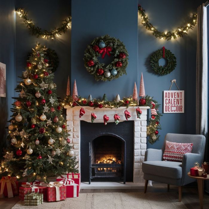 Interior Christmas Wall Decor Ideas
