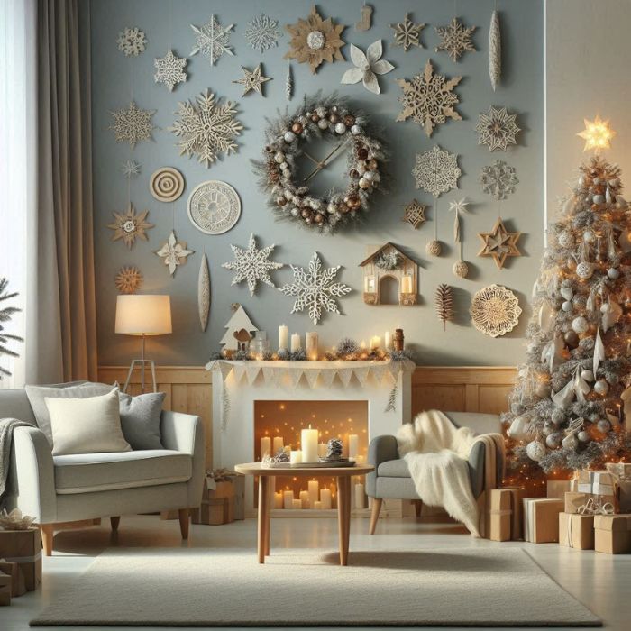 Interior Christmas Wall Decor Ideas
