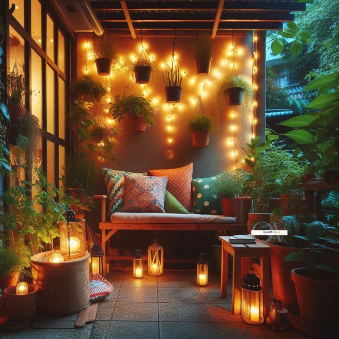 Lighting Ideas for Small Patio

