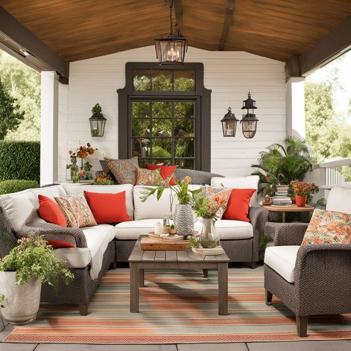 Patio Decorating Ideas with Colorful Accents
