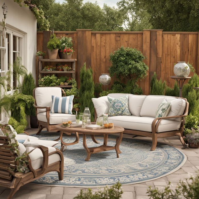 Patio Decorating Ideas with Comfortable Furniture
