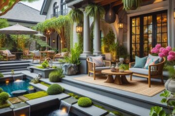 Patio Decorating Ideas with Water Features