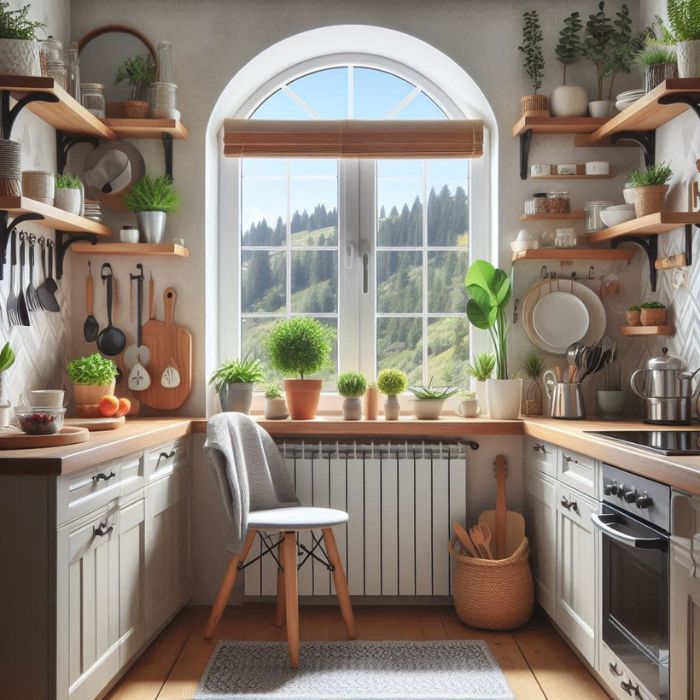 Small Kitchen Window Ideas Decor Delight: Apartment Advantage: Space-Saving Solutions
