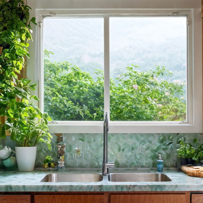 Small Kitchen Window Ideas Use Window Film
