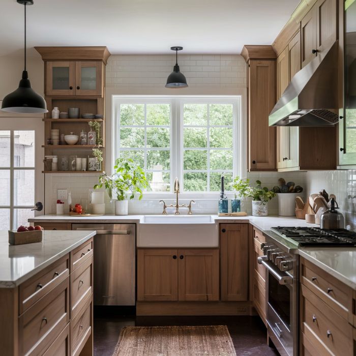 Small Kitchen Window Ideas Layout Loveliness: Designing Around Windows
