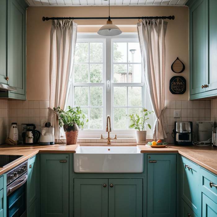 Small Kitchen Window Ideas Light Curtains
