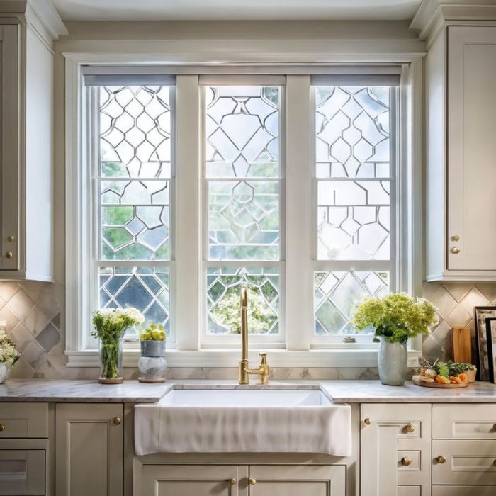 Small Kitchen Window Ideas Use Window Film
