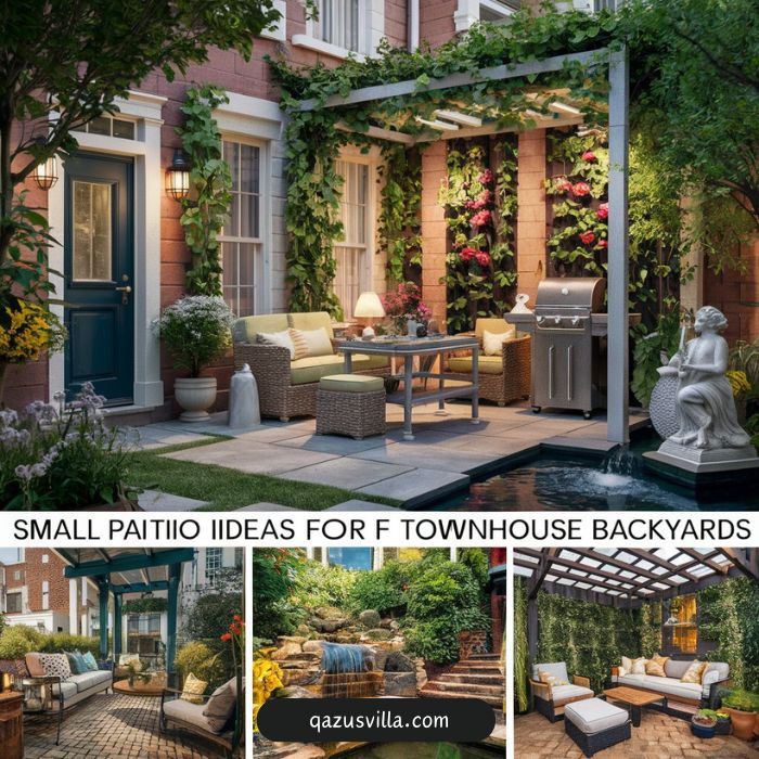 Small Patio Ideas for Townhouse Backyards