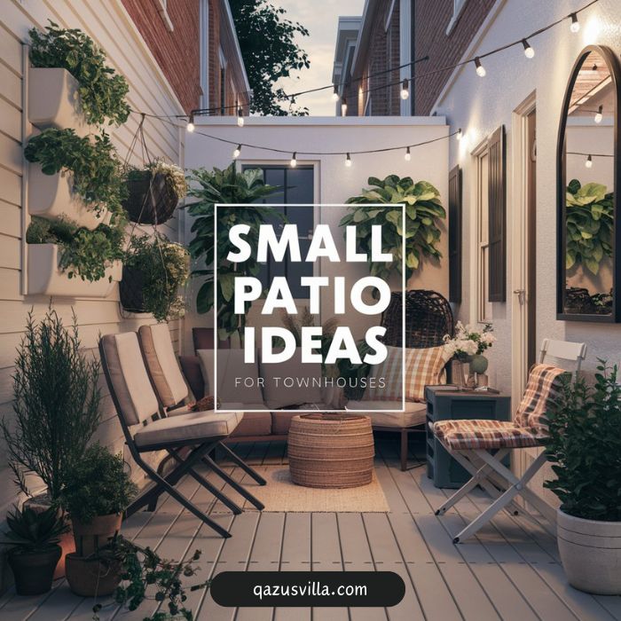 Small Patio Ideas for Townhouses
