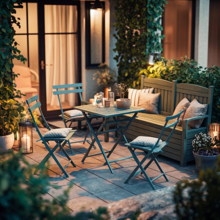 Small Patio Ideas with Multi-functional Furniture
