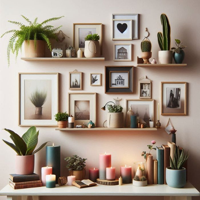 Stylish Wall Ledge Displays
