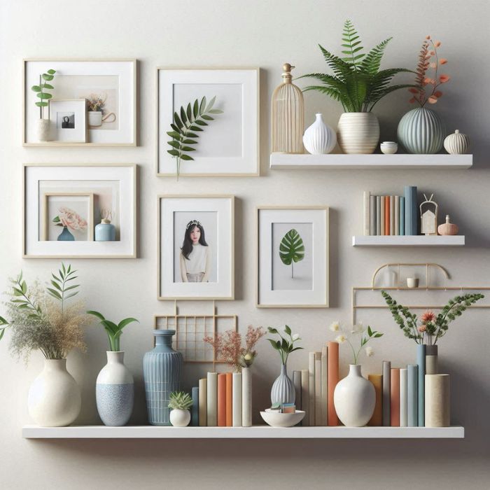 Stylish Wall Ledge Displays
