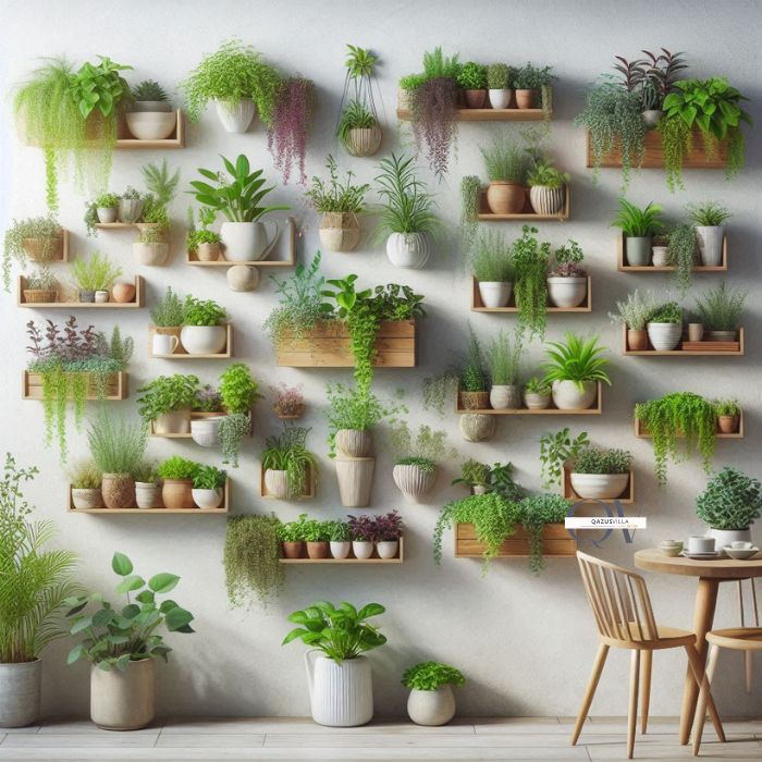 Vertical Gardens with wall planter