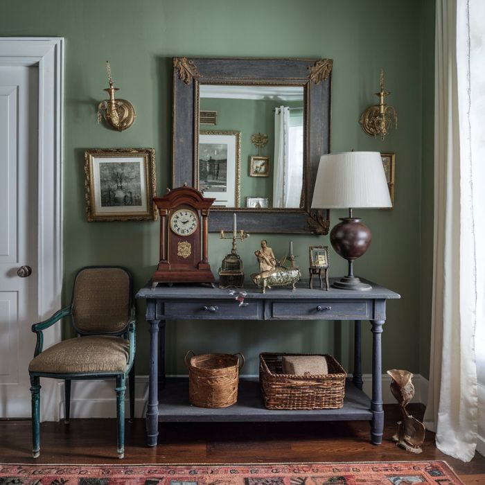 old money home decor with antique pieces