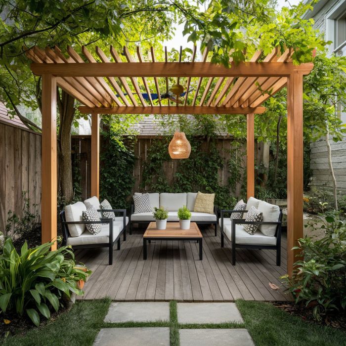 Compact and Cozy 10x10 Pergola (1)