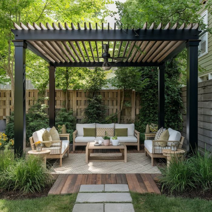 Compact and Cozy: 10x10 Pergola