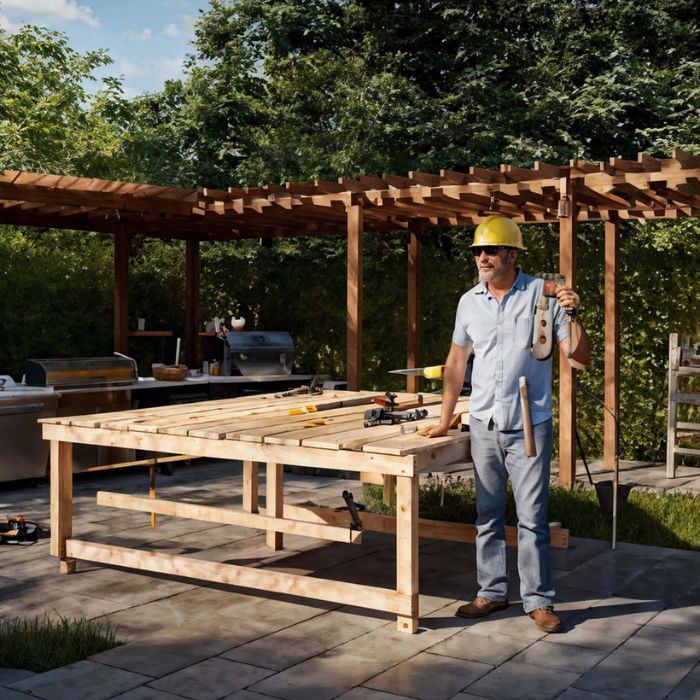 DIY Pergola for the Weekend Warrior