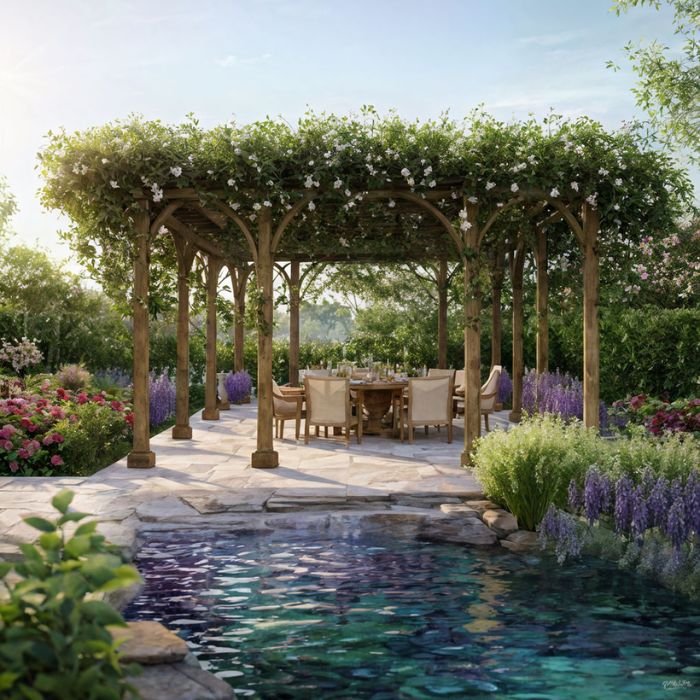 Landscaping Ideas To Complement Your Pergola