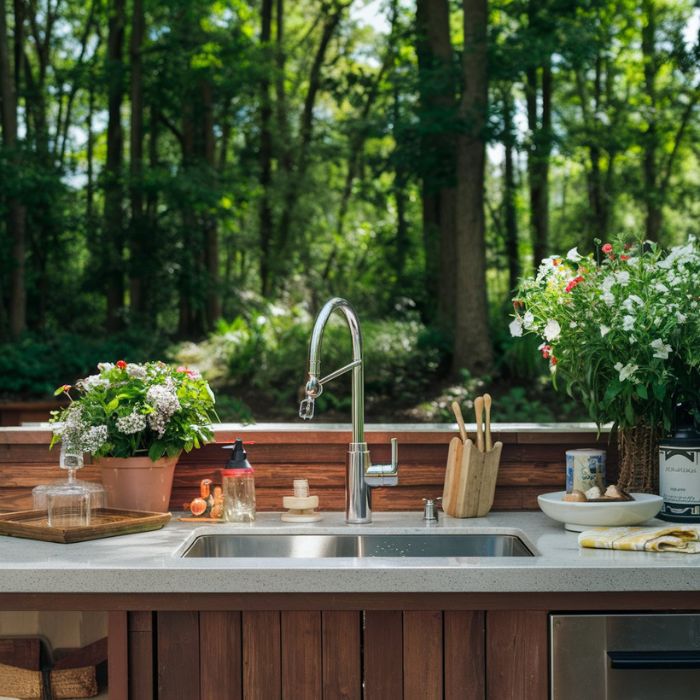 Maintaining Your Outdoor Kitchen Sink