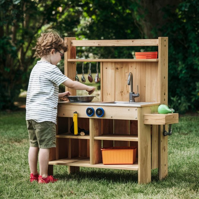 Mud Kitchen with Outdoor Sink