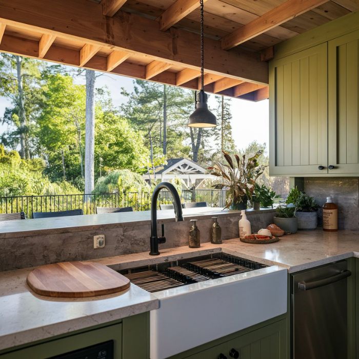 Outdoor Kitchen Sink Accessories