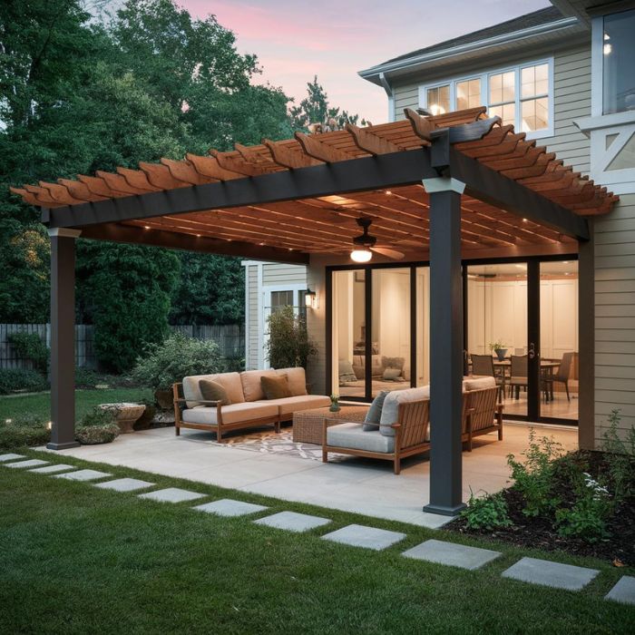 Pergola Attached to the House: Seamless Integration