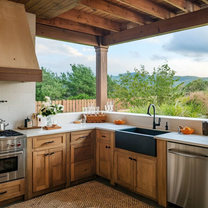 Sink Designs for Your Outdoor Kitchen