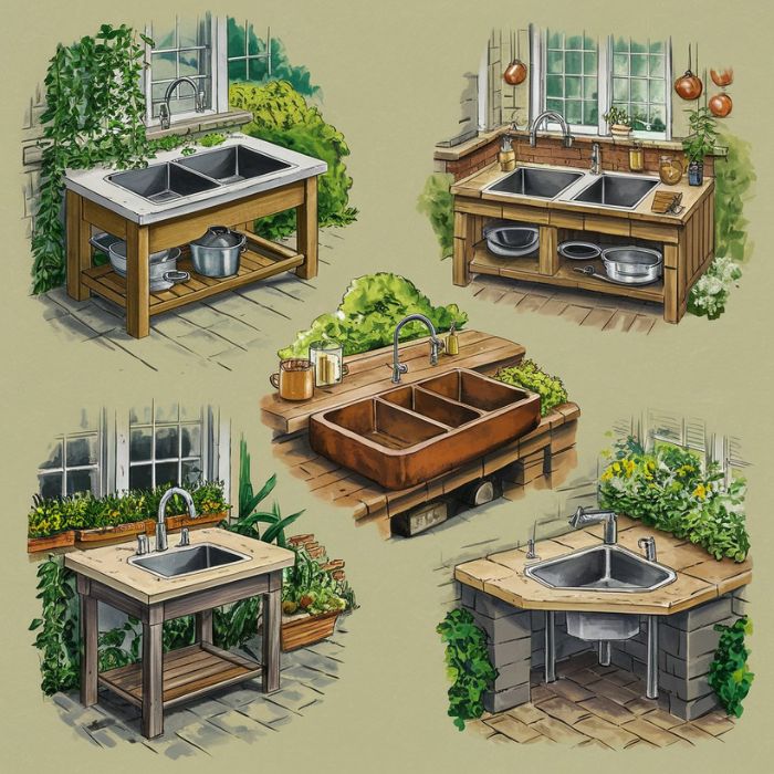 Sink Designs for Your Outdoor Kitchen