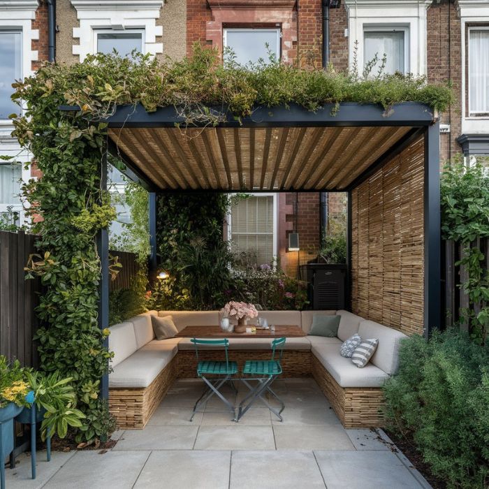 Townhouse Pergola: Maximizing Small Spaces