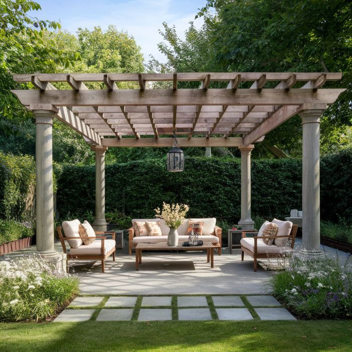 UK Style Pergola: Classic Meets Contemporary