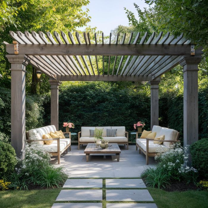 UK Style Pergola: Classic Meets Contemporary